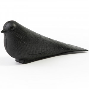 QL10095-BK Подпорка для двери dove черная Qualy