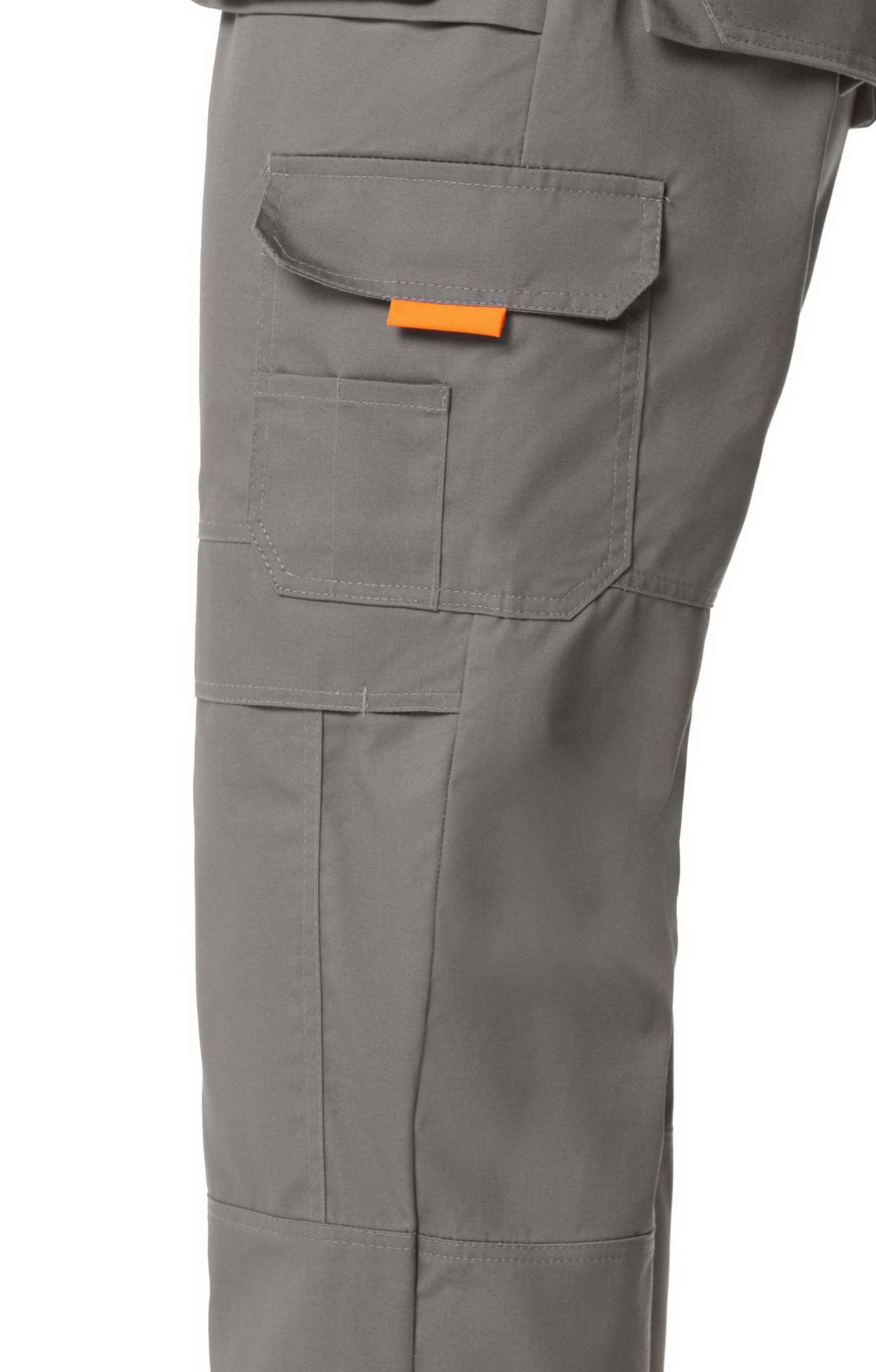 65653 Полукомбинезон "Профессионал" темно-серый  Летняя спецодежда  размер 64-66/170-176  - Вид №6