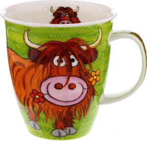 10615188 Dunoon Кружка Dunoon "Бык Невис" 480мл Фарфор костяной