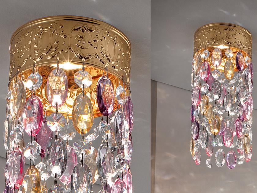 Masiero Круглый полувстраиваемый светильник из латуни для подвесных потолков Brass & spots sun-id-1515609 - Вид №1