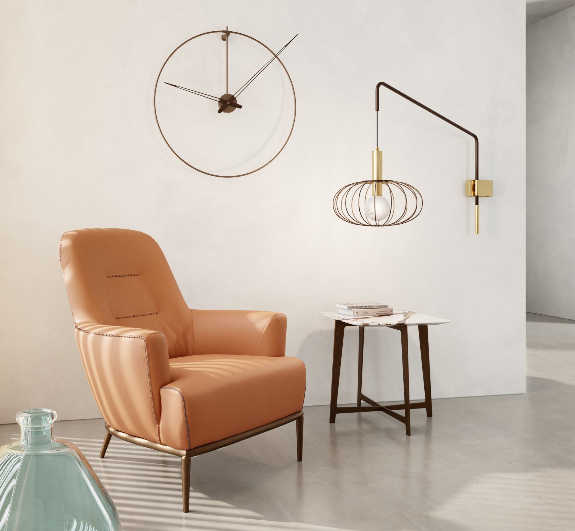 Кожаное кресло с подлокотниками Borzalino ESME ARCH-00138369 - Вид №10