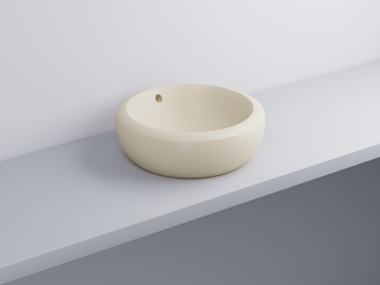 FLLA45-LN Раковина накладная прямоугольная 45 cielo Fluid Ceramica Cielo