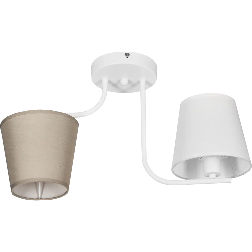 Люстра потолочная Chris 3154-312 2 лампы 6 м² цвет белый Rivoli STLM-2116689 - Вид №2