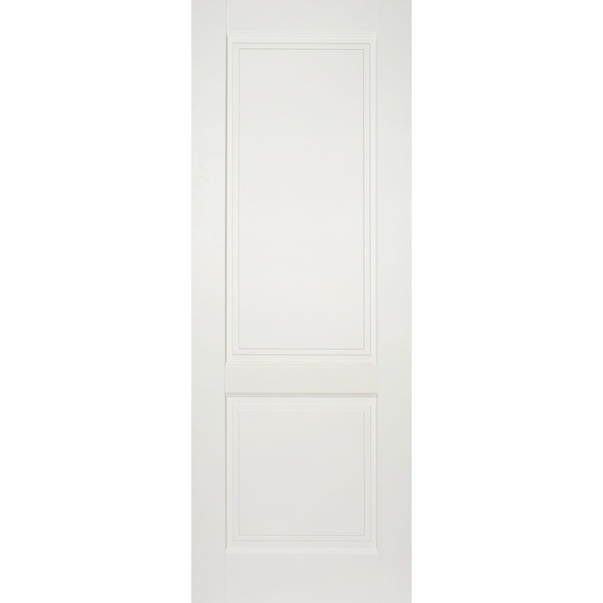 81953805 Дверь межкомнатная глухая Кристал 90x200 см цвет пломбир Santreyd 