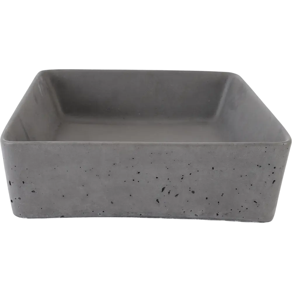 Раковина Square 390 накладная 39 см цвет графит Santreyd STLM-2113526 - Вид №1