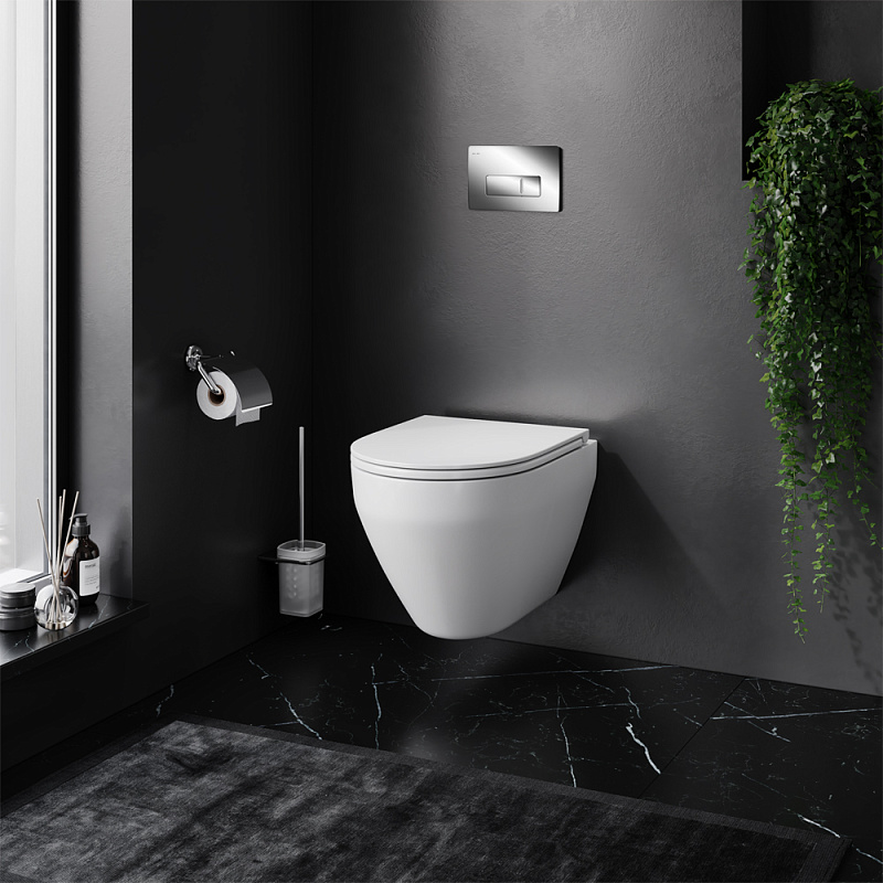 IS48051.701700 Инсталл с клав Pro M глянц хром с подв унит Spirit V2.0 FlashClean с с сид м/л AM.PM Spirit 2.0  - Вид №1