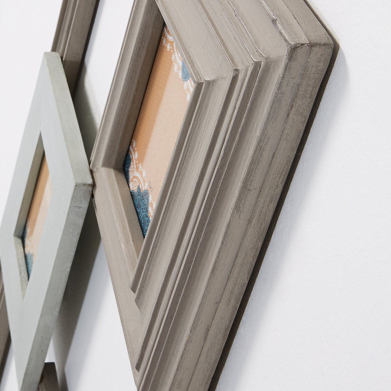 Фоторамка на стену деревянная серая Anke от La Forma LA FORMA ANKE 00-3865218 Серый  - Вид №2