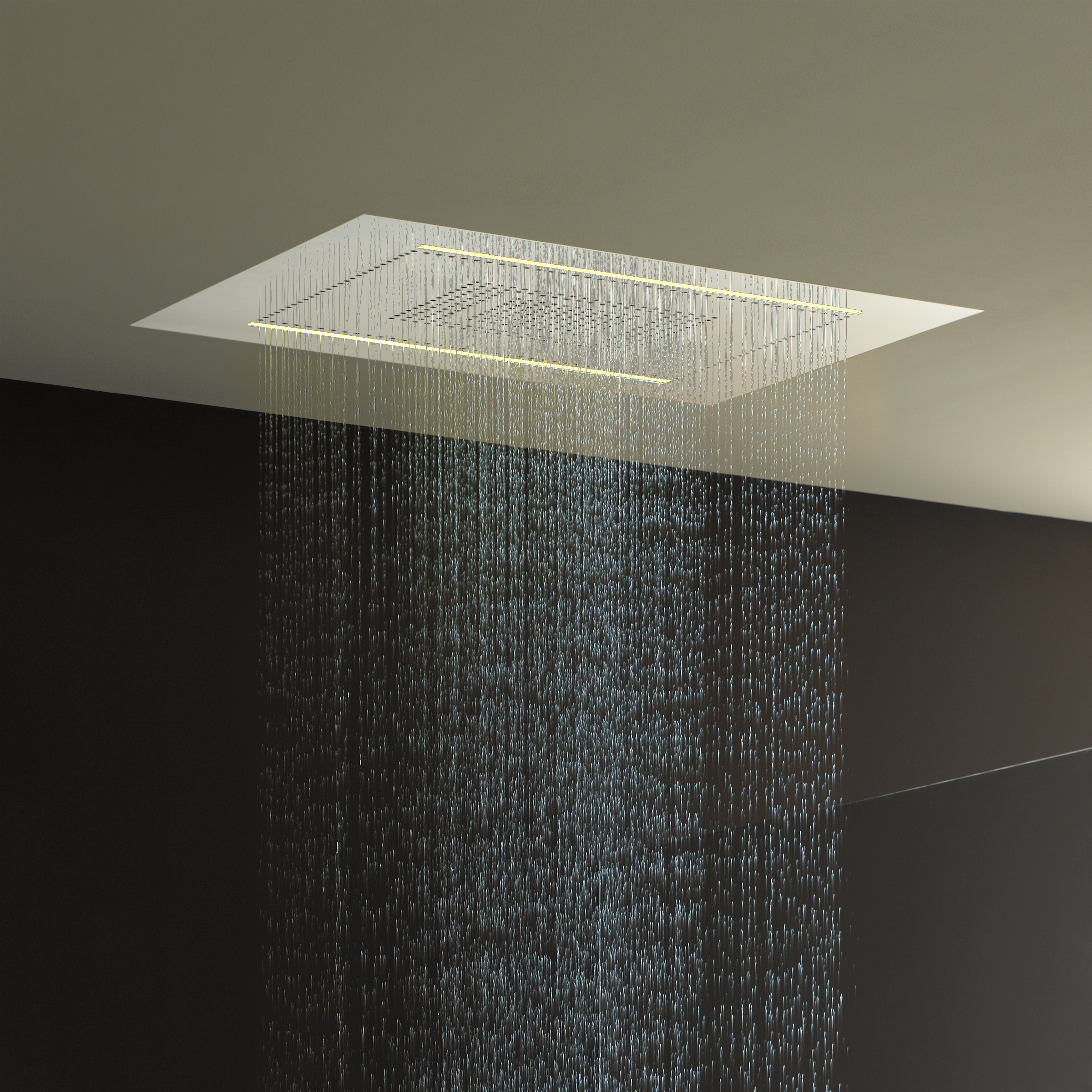 RAIN SKY M Дождевая панель для встраиваемого потолка – матовая нержавеющая сталь DornBracht 41100979-86 - Вид №1