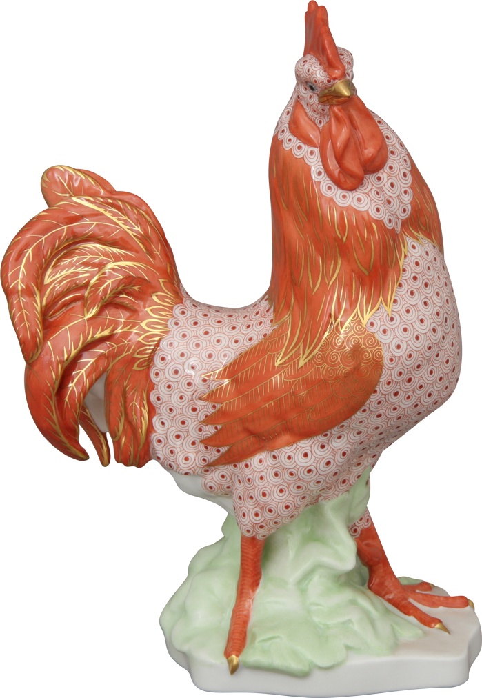 10601872 Herend Фигурка 23,8см "Петух" Фарфор 