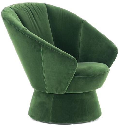 de Sede Вращающееся бархатное кресло с подлокотниками Ds-163 sun-id-1377480 - Вид №1