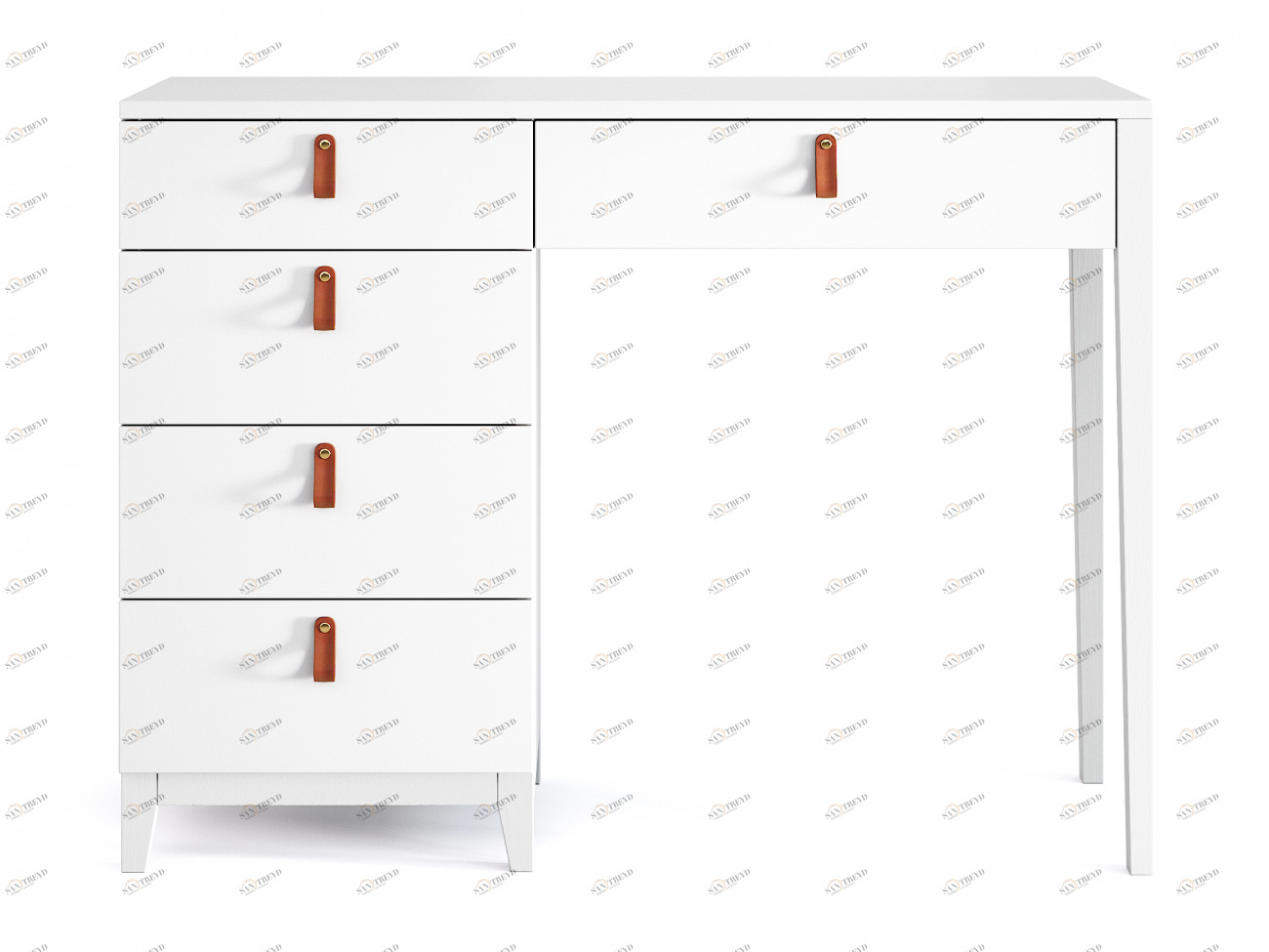 Туалетный столик с ящиками молочный Jagger THE IDEA  210480 Белый 