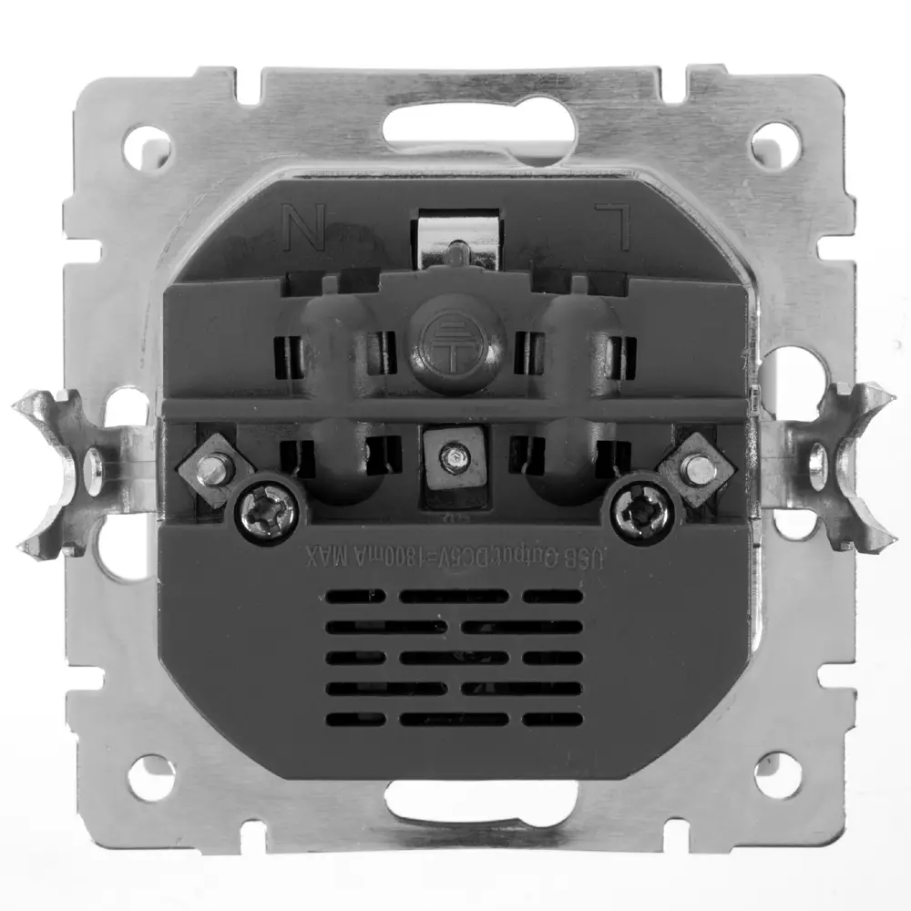 WERKEL Встраиваемая розетка с USB-портами и защитными шторками 17979121 Встраиваемые механизмы STLM-0009145 - Вид №3