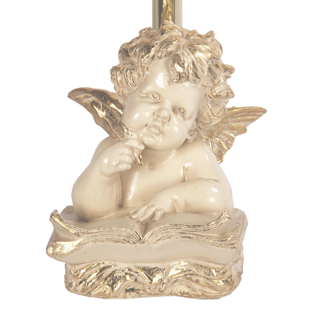 32089,34001 Настольная лампа Ангел Поэт Айвори Мадлен Поталь BOGACHO 4627138210901, 4627138150801 - Вид №6