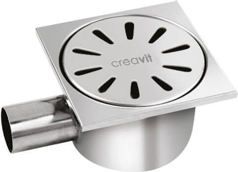 Полные сливные трапы из нержавеющей стали / FS155 Creavit  - Вид №1