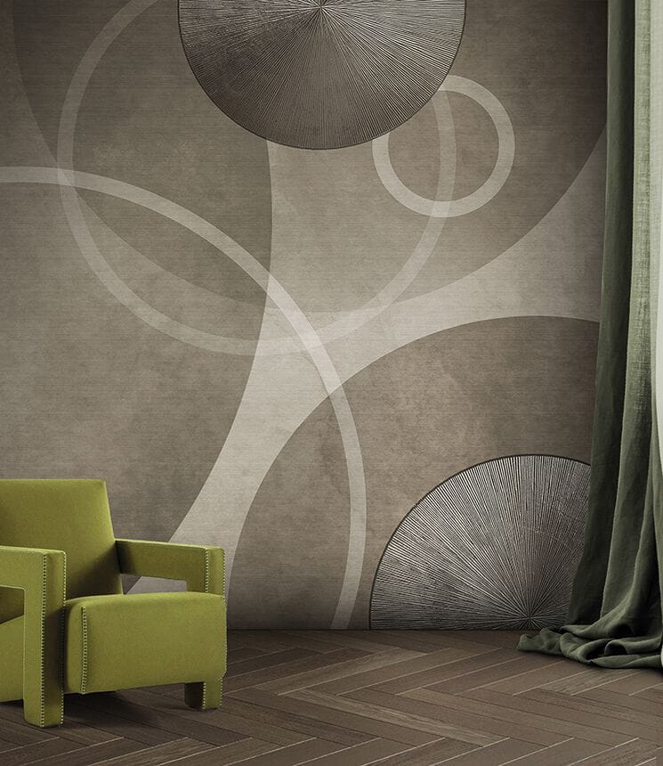 Обои с рисунком N.O.W. Edizioni CONCRETE / SILENZIO DORATO ARCH-00047796 - Вид №2