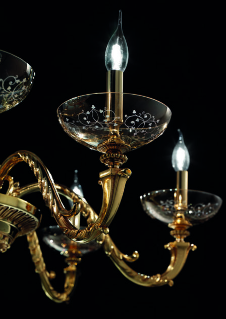 Euroluce Lampadari Люстра из латуни Aida sun-id-1445534 - Вид №1