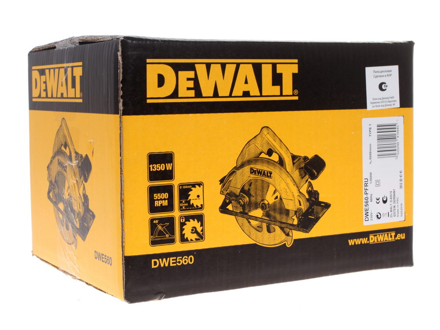 Пила дисковая DeWALT DWE560 6612306 STDN-0091473 - Вид №8