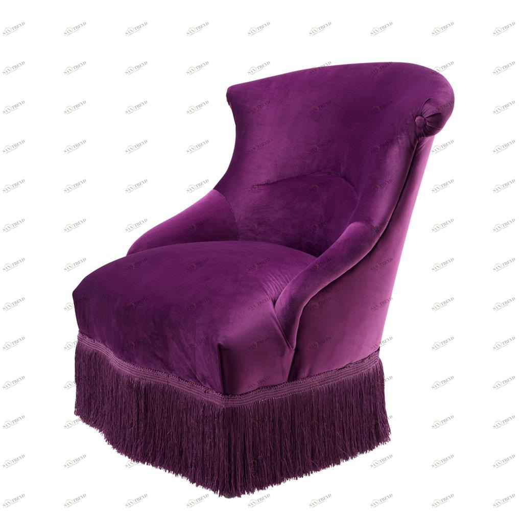 Стул Etoile от Eichholtz Фиолетовый EICHHOLTZ ДИЗАЙНЕРСКИЕ, EICHHOLTZ 062284 Фиолетовый 