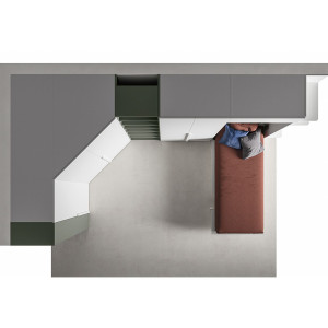 Угловой шкаф-кровать