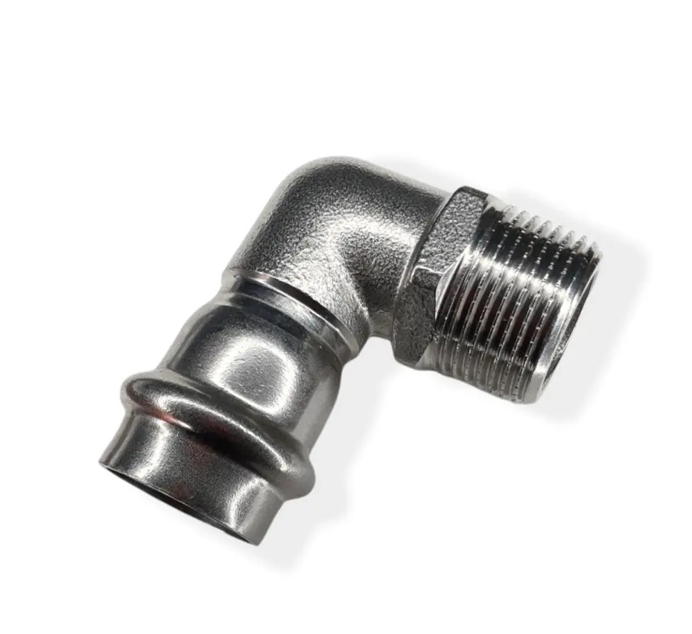 91037915 Угол комбинированный 90° Zeissler 1/2"x22 мм НР-ВПр нержавеющая сталь STLM-0800941