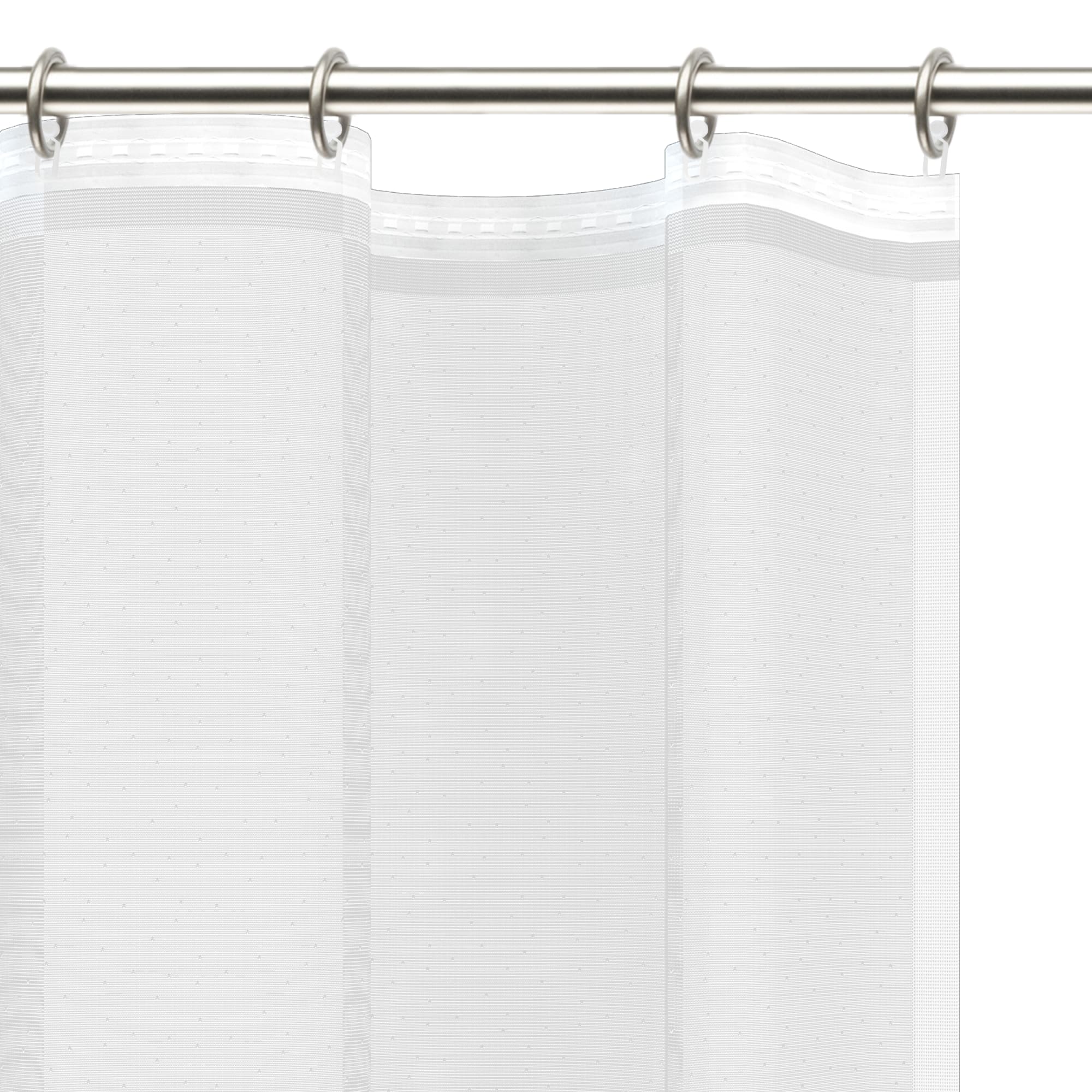 82633555 Тюль на ленте для кухни «Вента» 270х165 см цвет белый Santreyd  - Вид №5