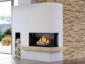 RÜEGG Угловой камин на дровах Flex line