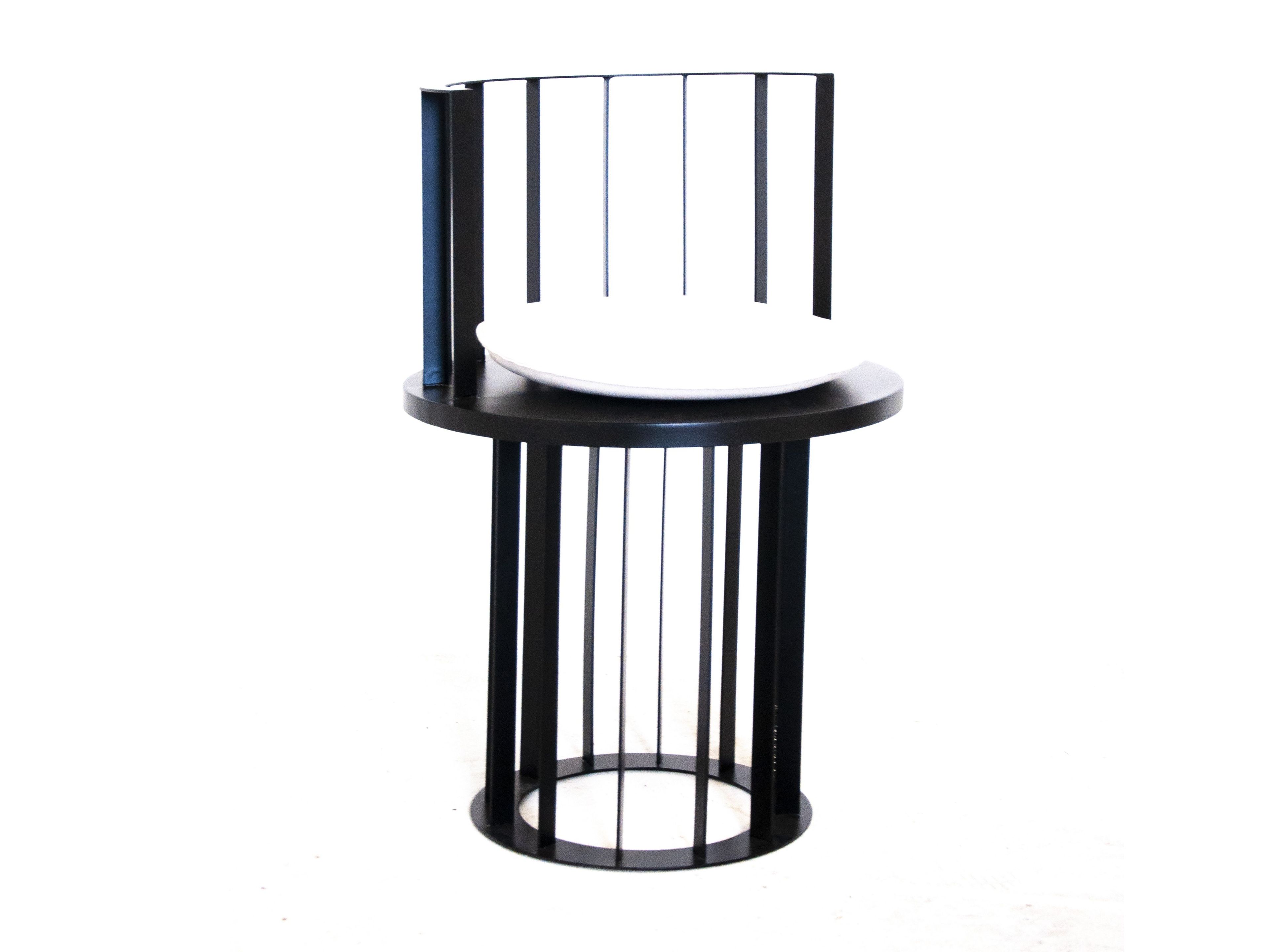 Высокий стул из стали Corten™ с мягким сиденьем TrackDesign Кандинский 1923 ARCH-00059714 - Вид №6