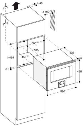 Gaggenau Комбинированная микроволновая печь Serie 400 Bm450110 - Вид №5