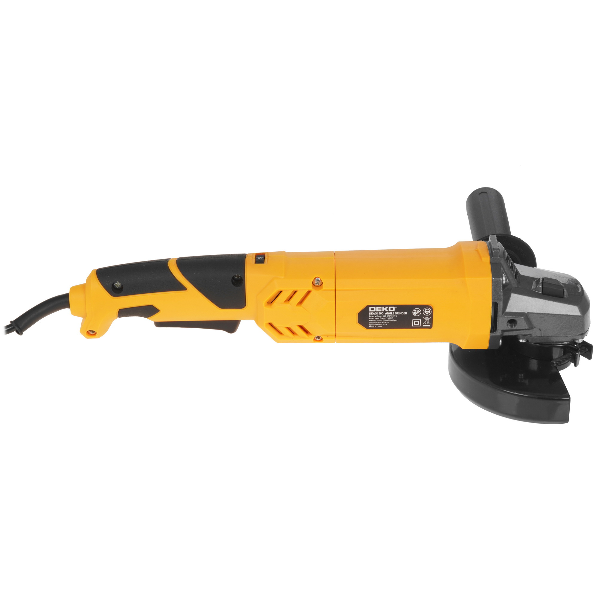 Углошлифовальная машина (УШМ) DEKO DKAG1500 5445885 STDN-0106213 - Вид №3