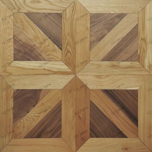 Модульный паркет Coswick Ланже / Американский Дуб Селект (Гладкая) 635х635 мм 18161701