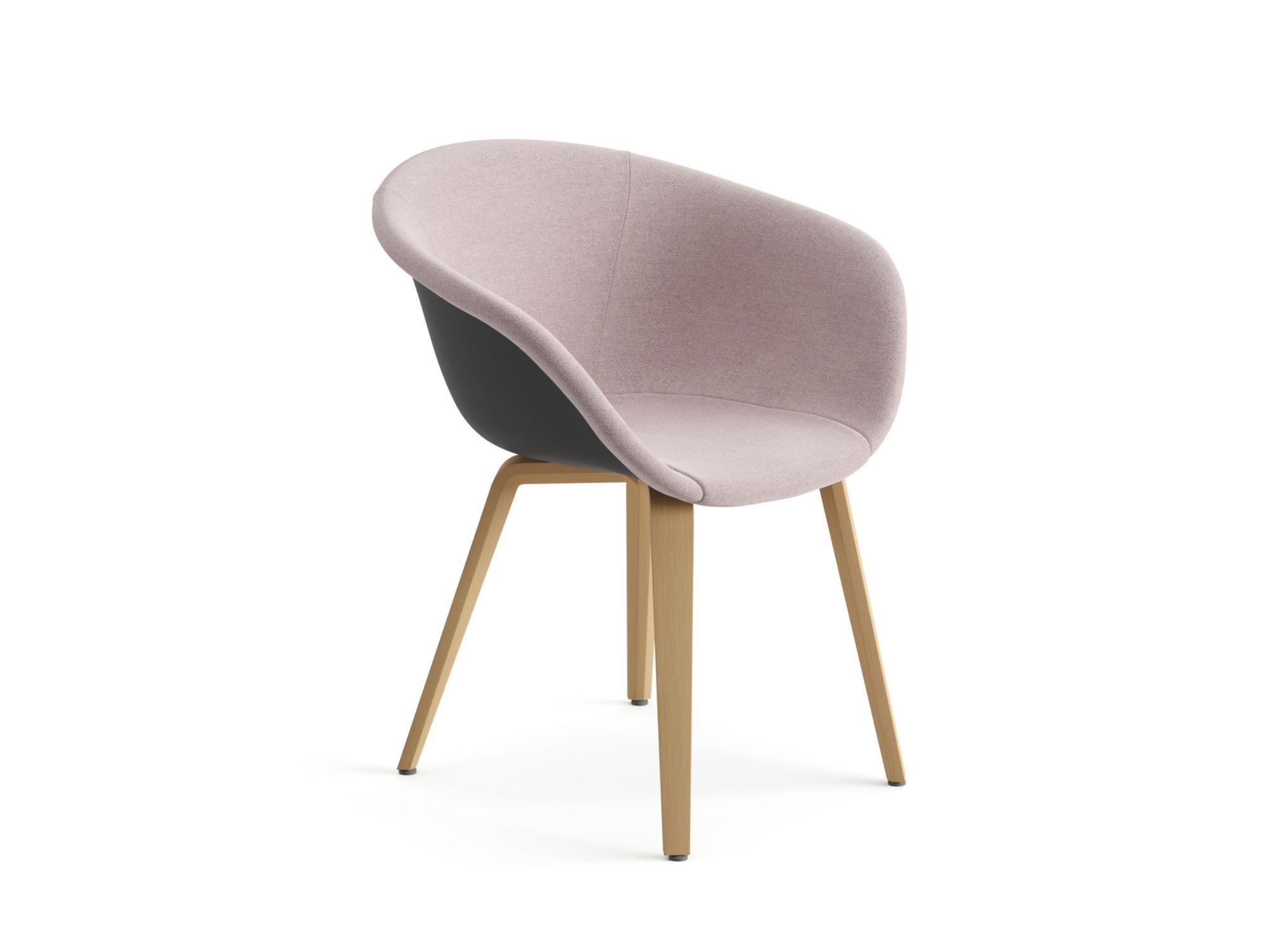 Стул с частично тканевой обивкой Arper Duna 02 ARCH-00020834