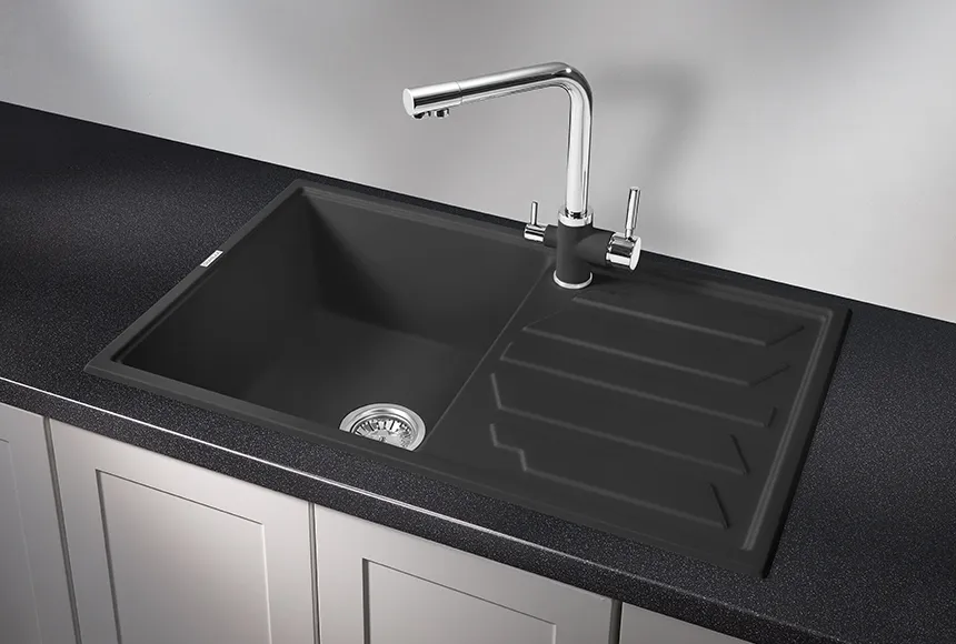 8002, ТУРМАЛИН, кухонная мойка, кварц GRANULA 8002-ST219