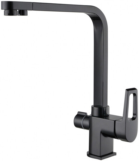 Смеситель ZorG Clean Water ZR 334 YF-BLACK для кухонной мойки, черный