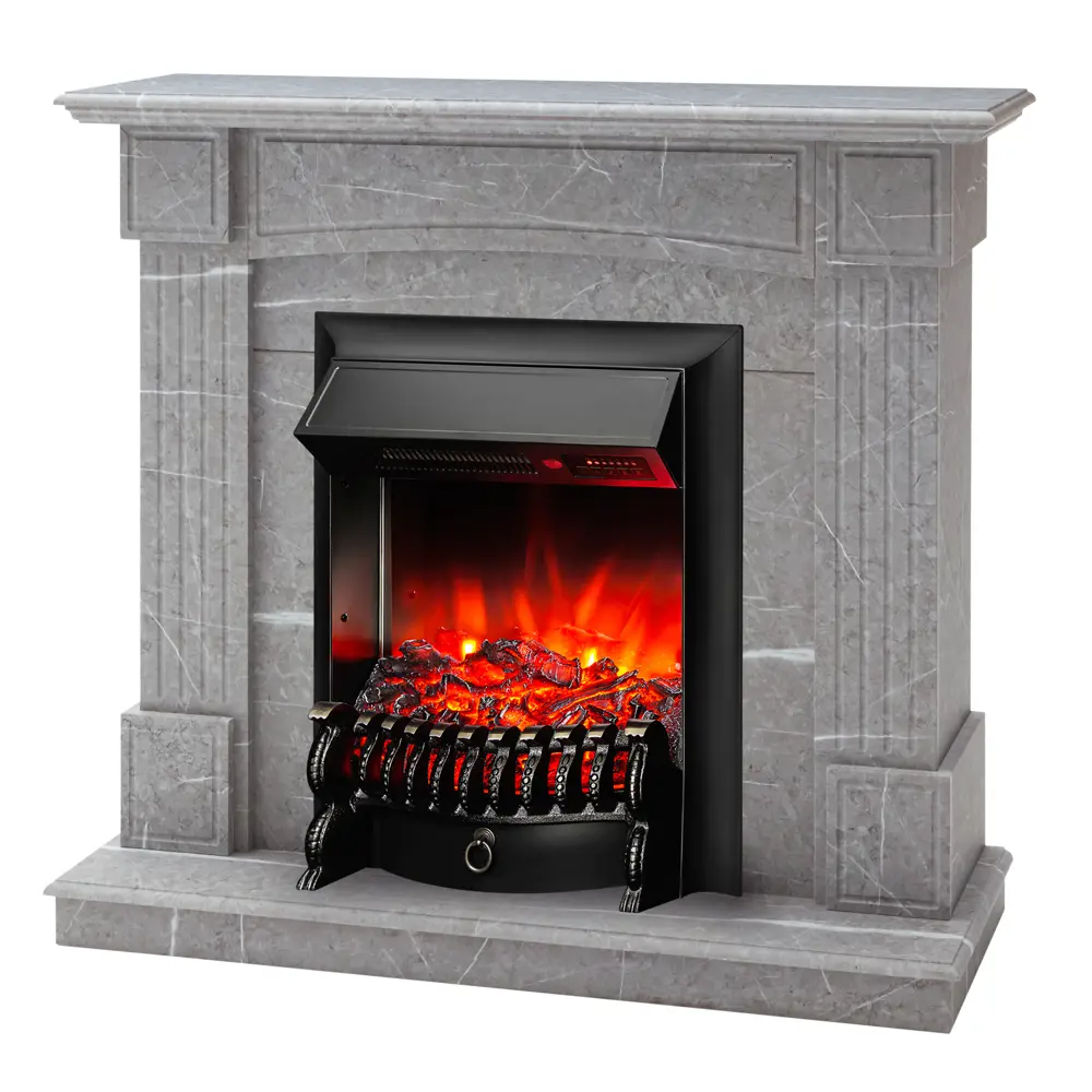 Обрамление REALFLAME Andrea для электрического камина серое 89231571 STLM-1574738 - Вид №1