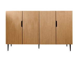 Шкаф из шпона с распашными дверями