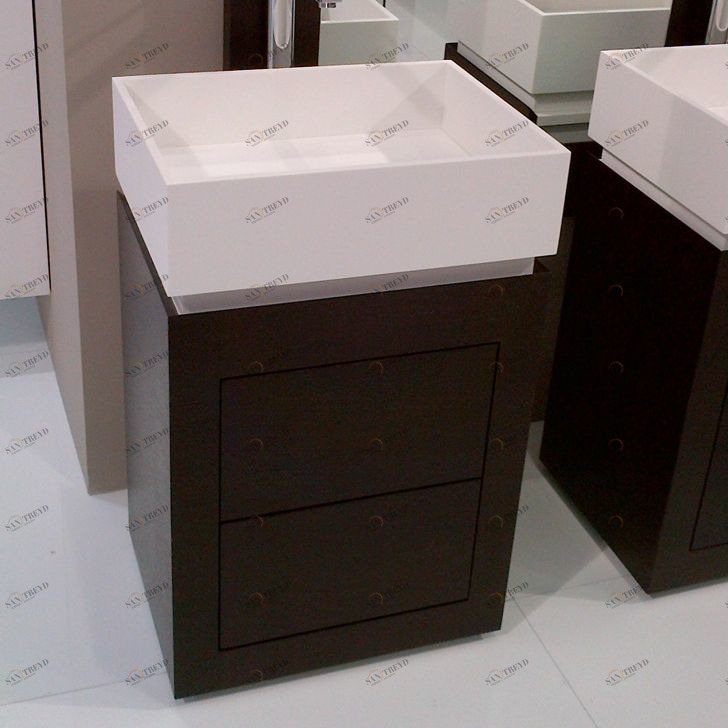 Moma Design Раковина с тумбой Wood Tower 3 BATHROOM белая/венге Woodtower TWLD03CNWE