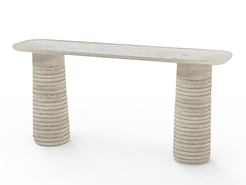 Прямоугольная консоль из травертина Mambo Unlimited Ideas Poppy ARCH-00028659