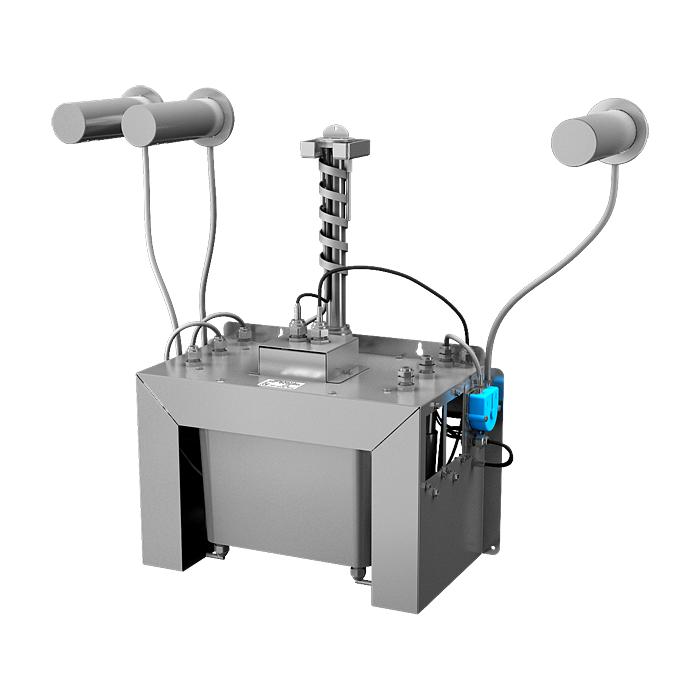 85833 Комплект 3 шт. автоматических нержавеющих настенных дозаторов мыла, центральный 6 л бачок для мыла, 230 В SANELA 