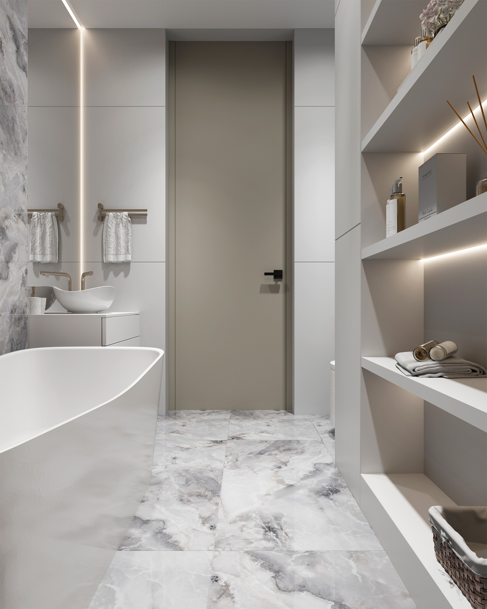 INVISIBLE ONYX GREY — Элегантность серого оникса FP1026-A Arcadia Ceramica - Вид №3