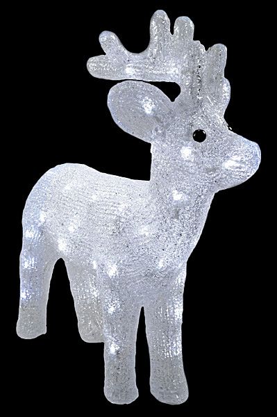 Световая Фигура "Оленёнок" 3D ELKI СВЕТОВЫЕ ФИГУРЫ 017729 Белый  - Вид №1