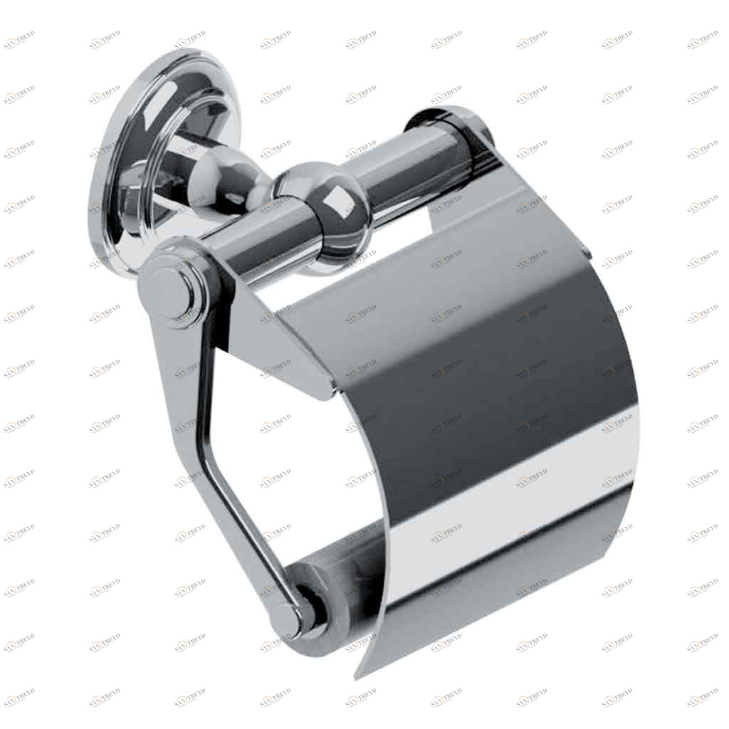 C15-503 C15-503 Настенный держатель для рулонов туалетной бумаги ВОЛГА С РУЧКАМИ I Cristal & Bronze VOLGA À MANETTES I 