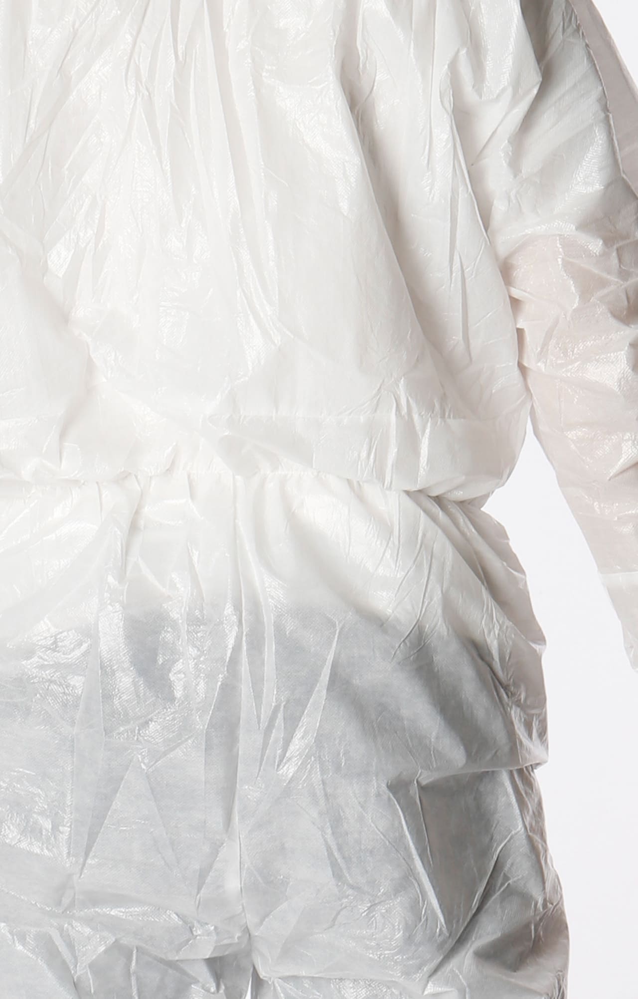 5030158 Комбинезон одноразовый из спанбонда ламинированного белый  Одноразовая одежда размер L(48-54/170-176) Спецодежда  - Вид №4