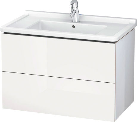LC626501313 Тумбочка подвесная L-Cube #LC6265 820 x 469 мм Американский орех, натуральный шпон Duravit - Вид №2