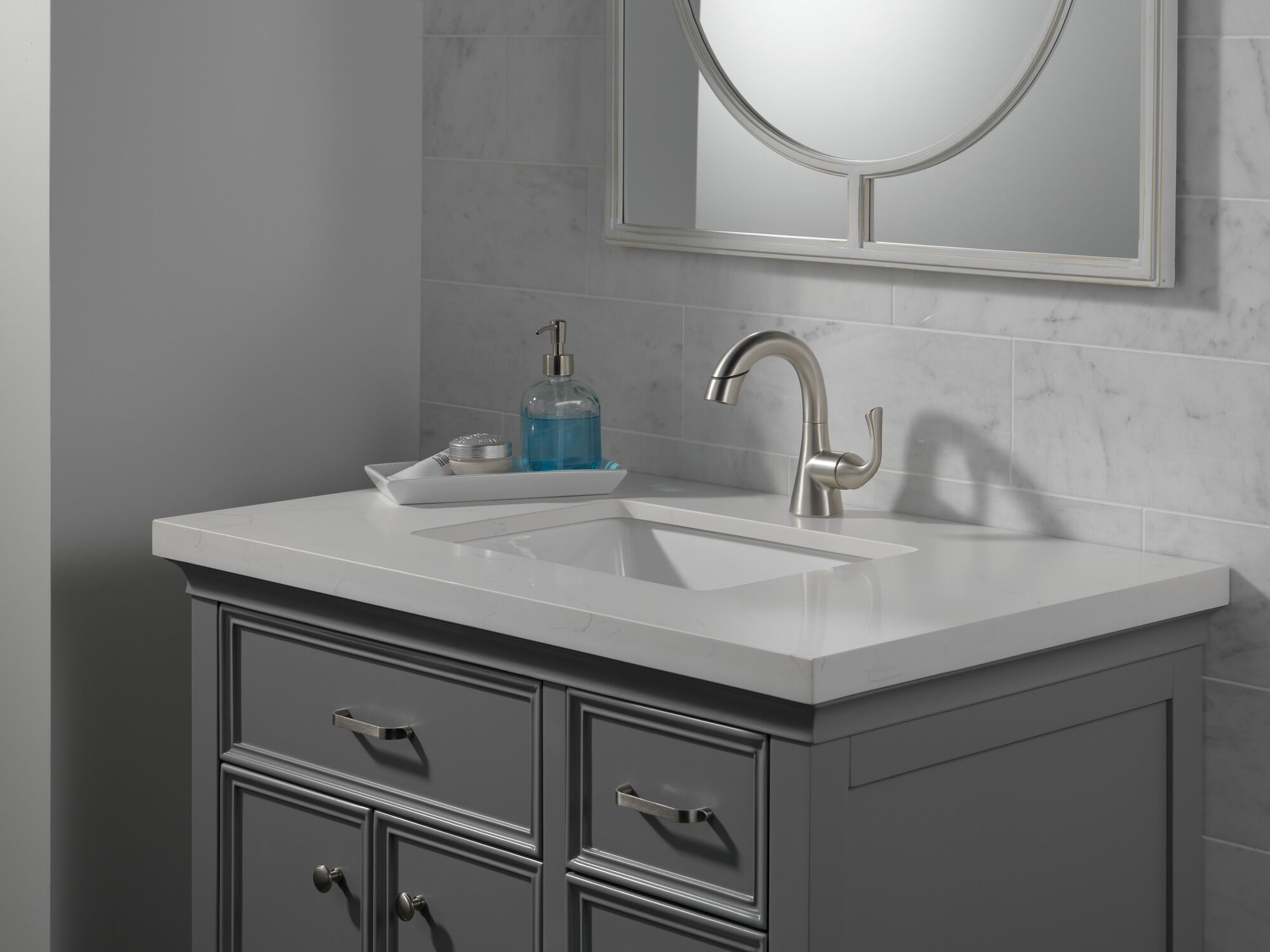 Смеситель для ванной комнаты с одной ручкой Delta Faucet 15764LF-SPPD - Вид №7