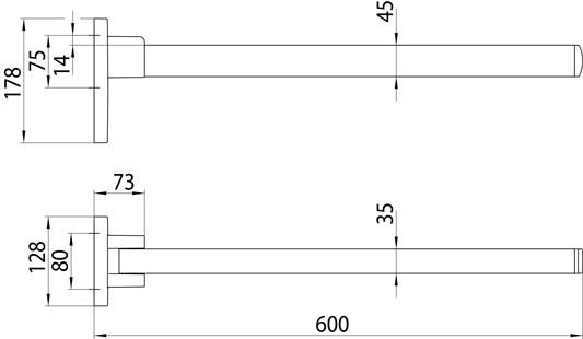 Emco Bad Складная ручка для ванной Loft sun-id-1403688 - Вид №2