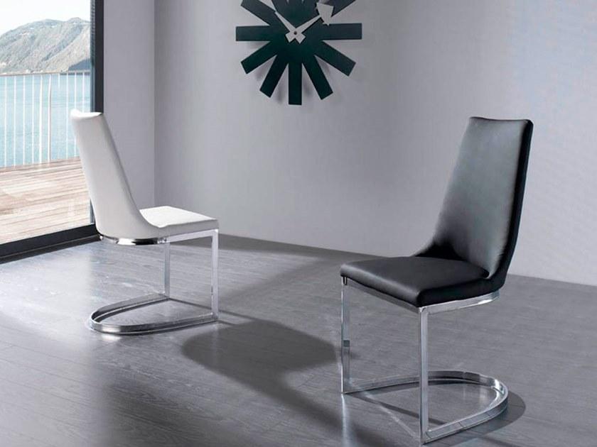 Angel Cerdá Консольное кресло из кожзаменителя с высокой спинкой New chair 4054 c0105 Angel Cerda - Вид №1