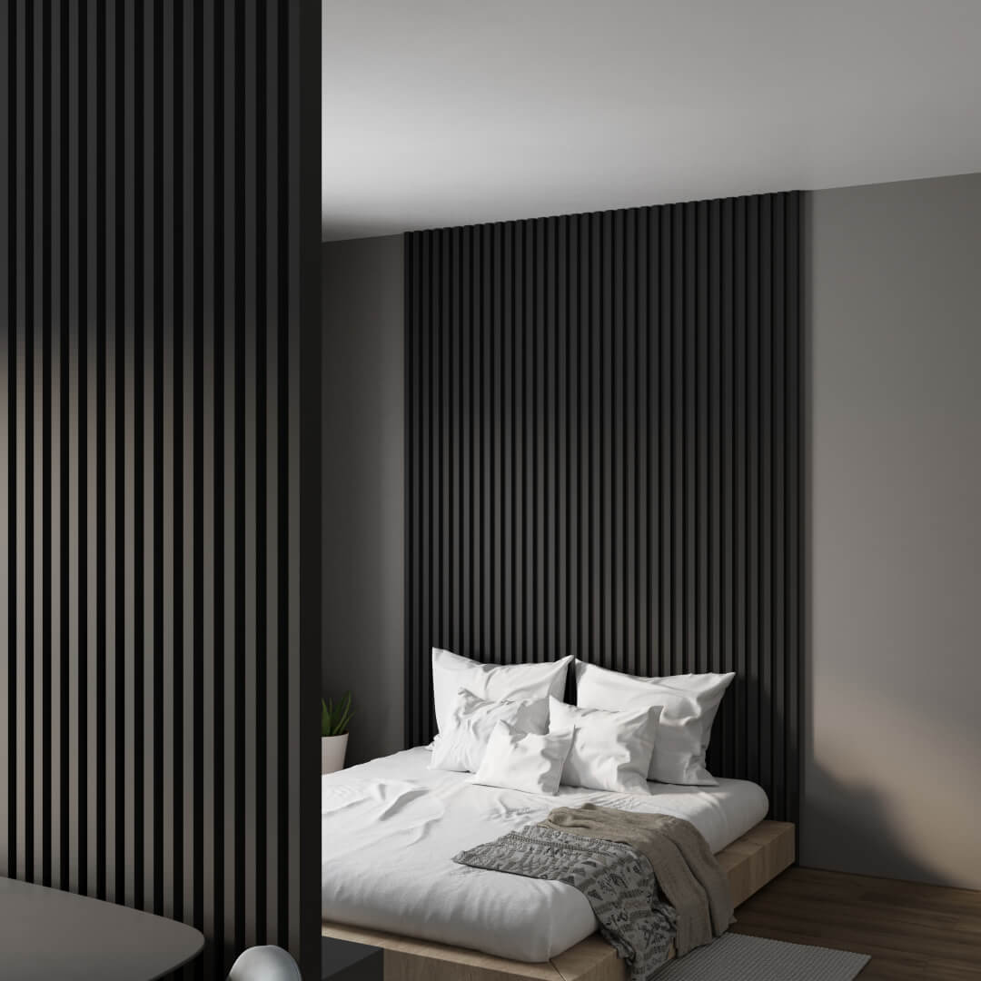 Интерьерная рейка МДФ STELLA Ривьера Black Edition 40*30*2700 (уп.4 шт.) Standart STSR-855 - Вид №7