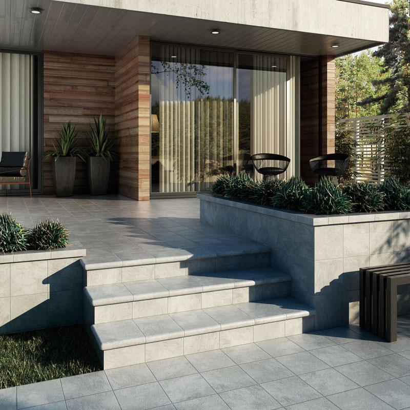 Элегантные ступени Boston: Серый камень в вашем пространстве STP-ST64 INCOLOR - Вид №3