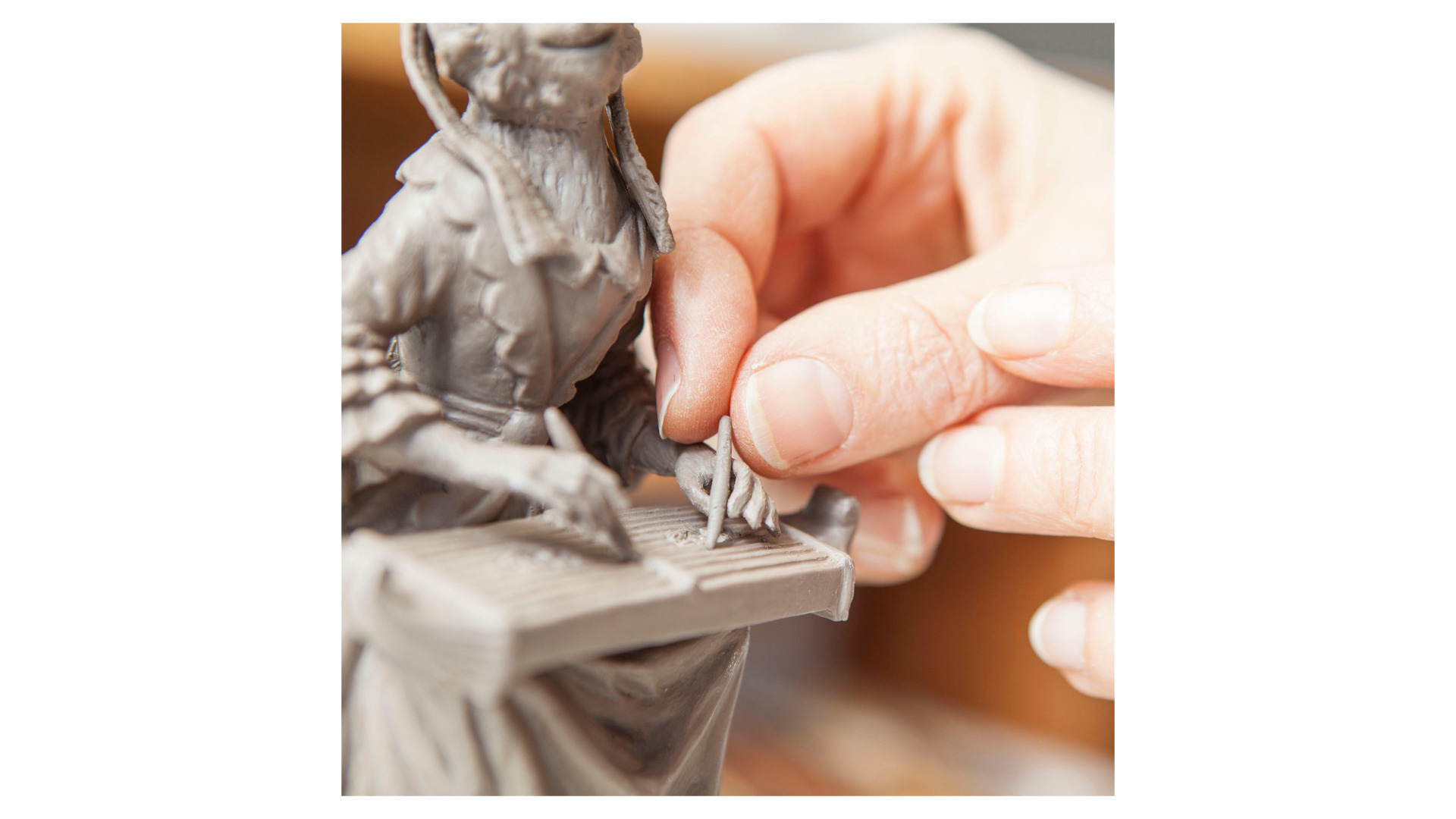 10645721 Meissen Фигурка Meissen "Обезьяний оркестр.Обезьянка с цитрой" 13,5см (лим.вып. 2020г. 310шт.) Фарфор, Керамика  - Вид №3