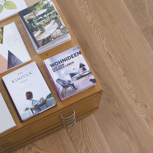 Инженерная доска Boen Noble Barrel 178 Live Natural Ированная С Фаской 2v Дуб Натур с брашью (Текстурированная) 2200х178 мм OOEF4KFD - Вид №5